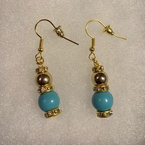 Handmade Turquoise Drop Earrings